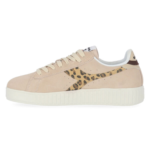 Zapatillas Urbanas Diadora Game Step Suede Animalier Mujer