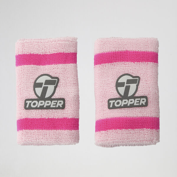 Muñequeras Topper Corta Rayas X2