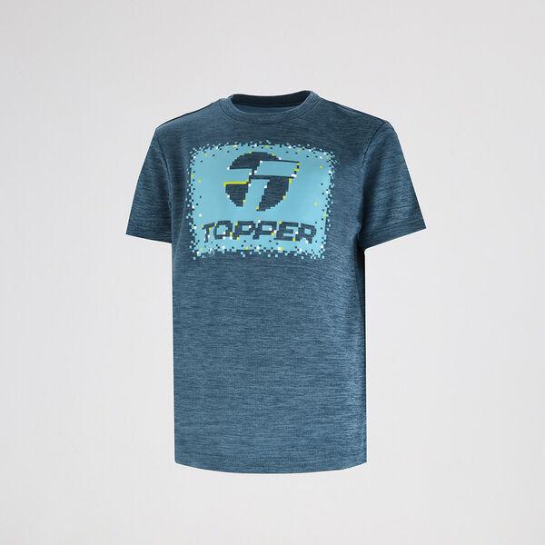 Remera Entrenamiento Topper Basic Niño