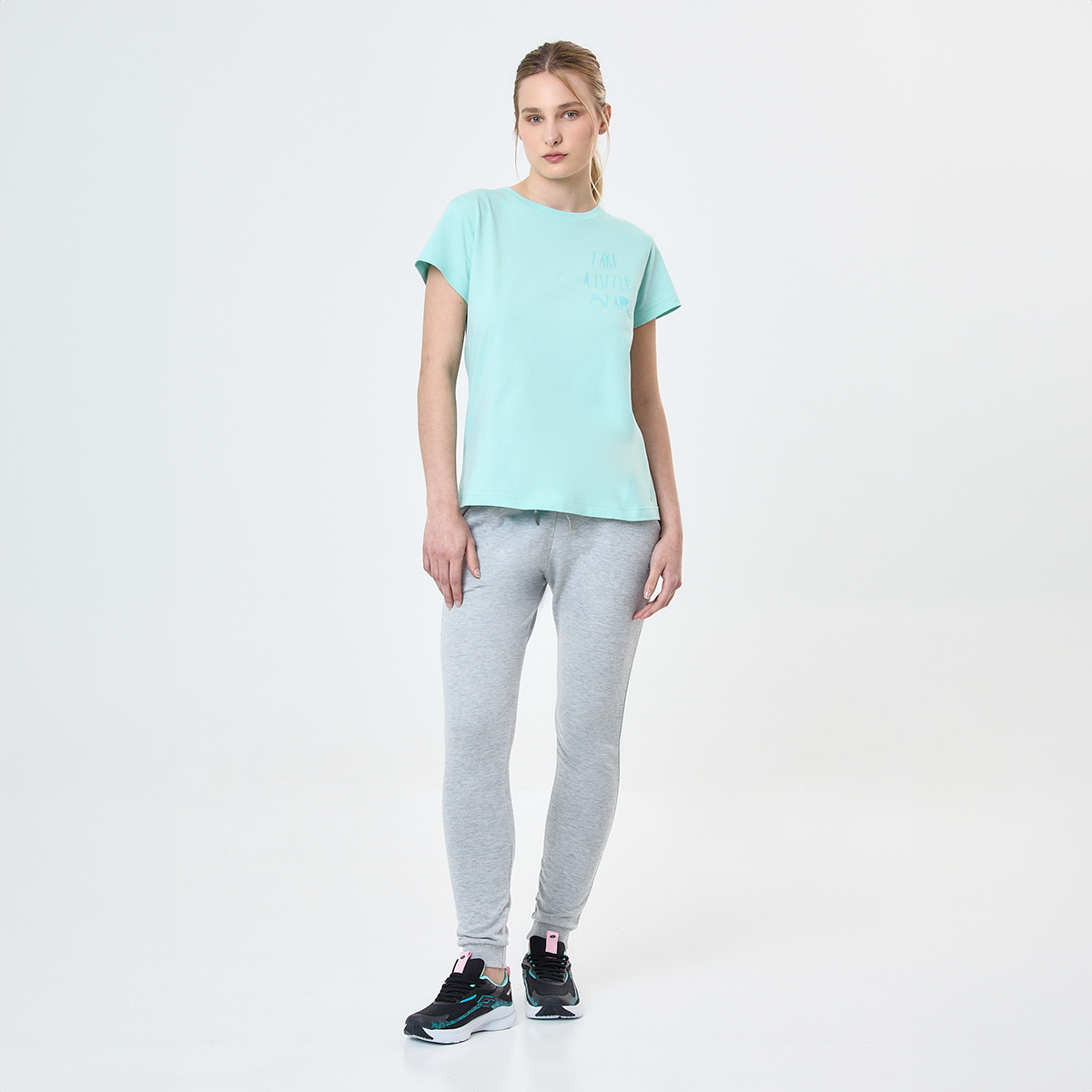 Pantalón Set Sport Easy Check Mujer,  image number null