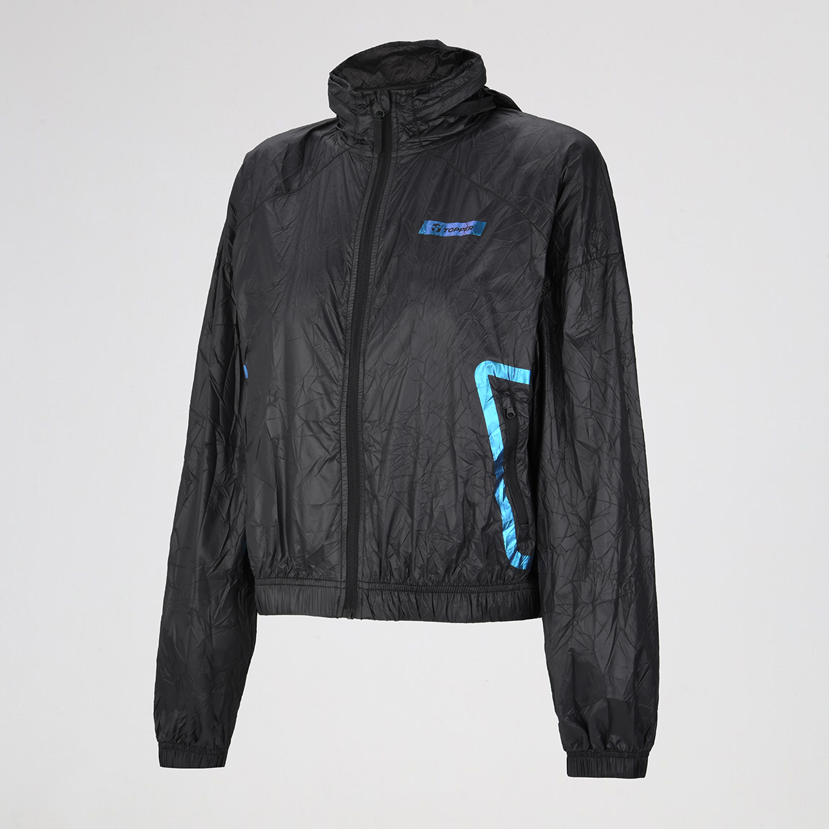 Campera Running Topper Crinkled Mujer,  image number null