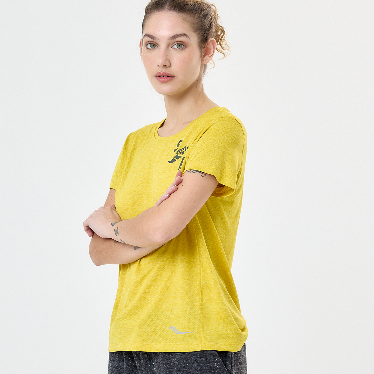 Remera Running Saucony Stopwatch Graphic Mujer,  image number null