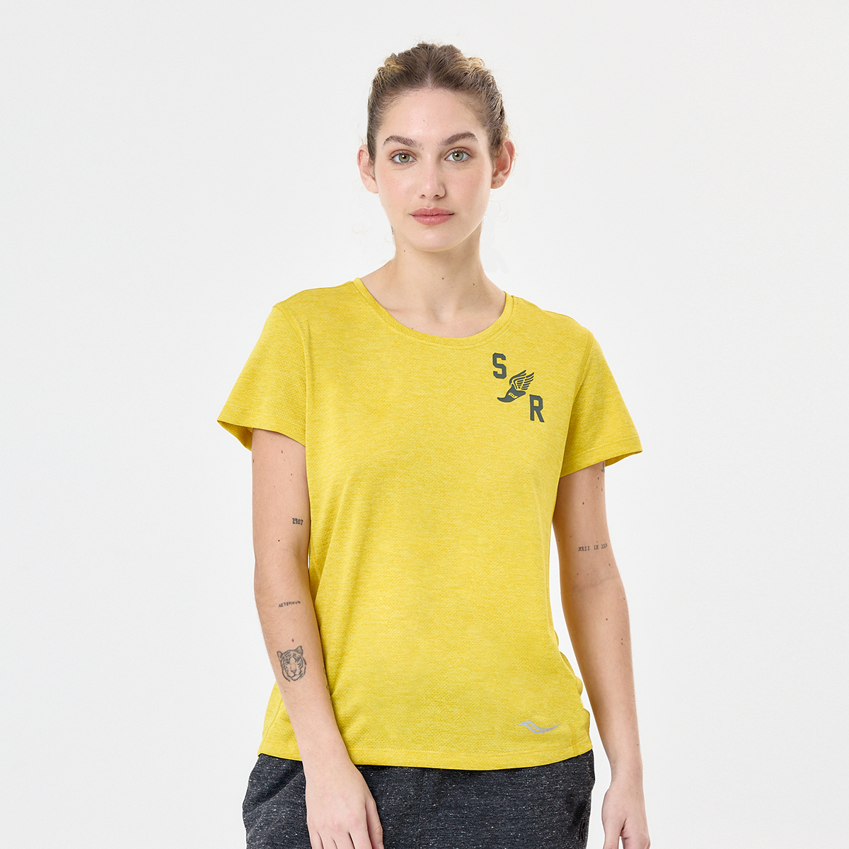 Remera Running Saucony Stopwatch Graphic Mujer,  image number null