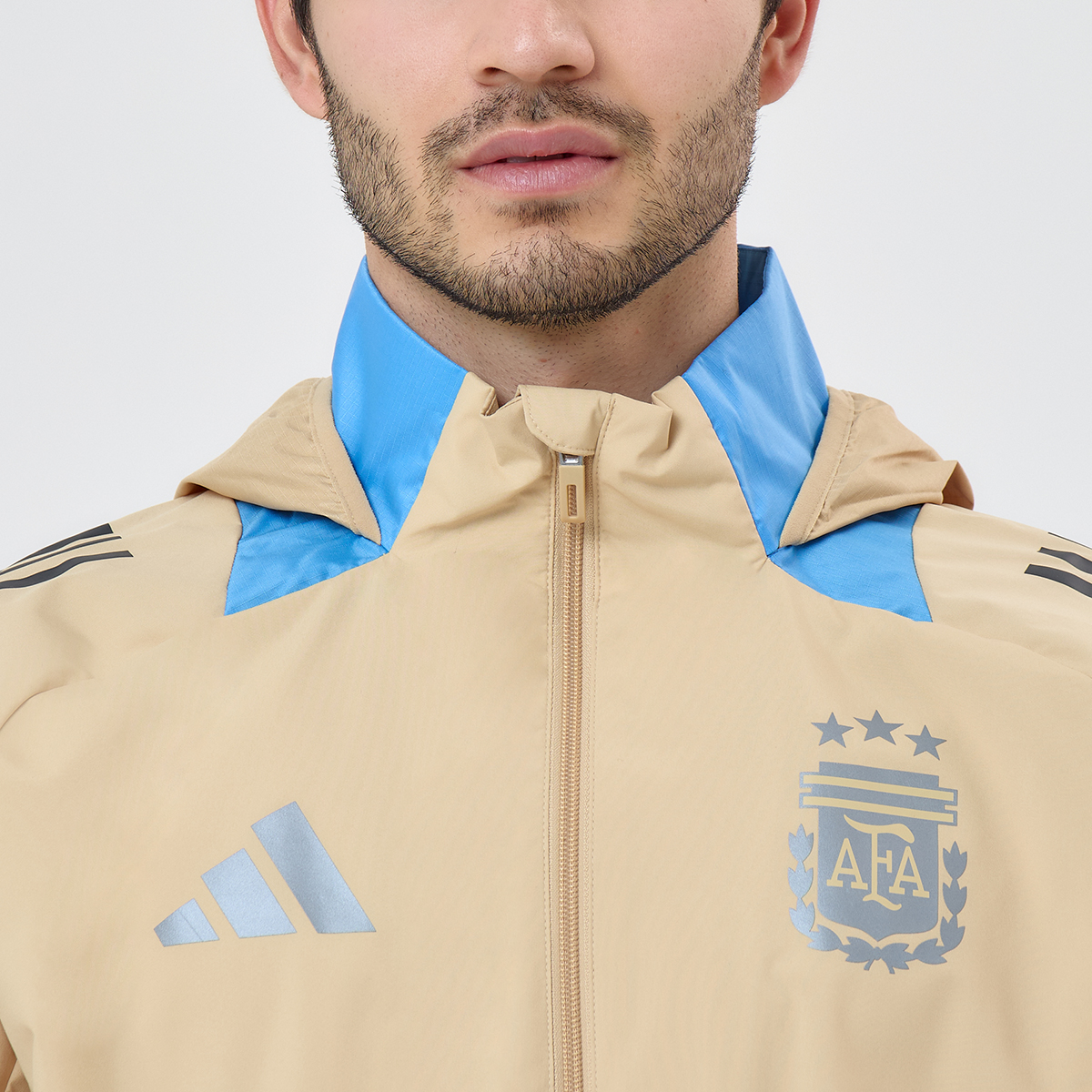 Campera Fútbol adidas Argentina Tiro 24 All Weather Hombre,  image number null