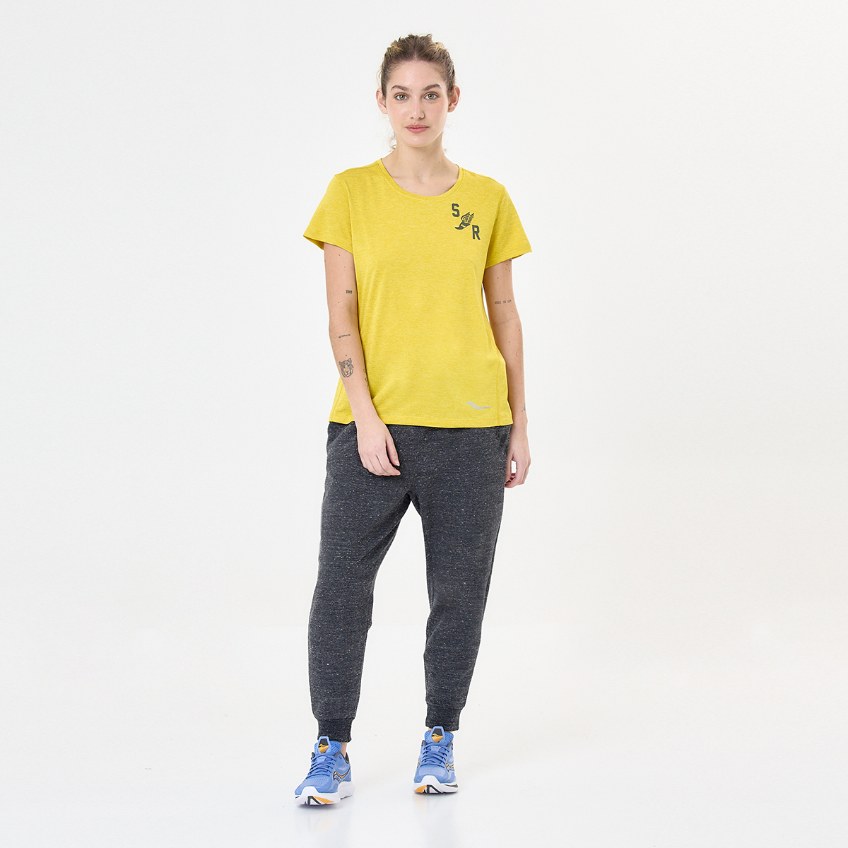 Remera Running Saucony Stopwatch Graphic Mujer,  image number null
