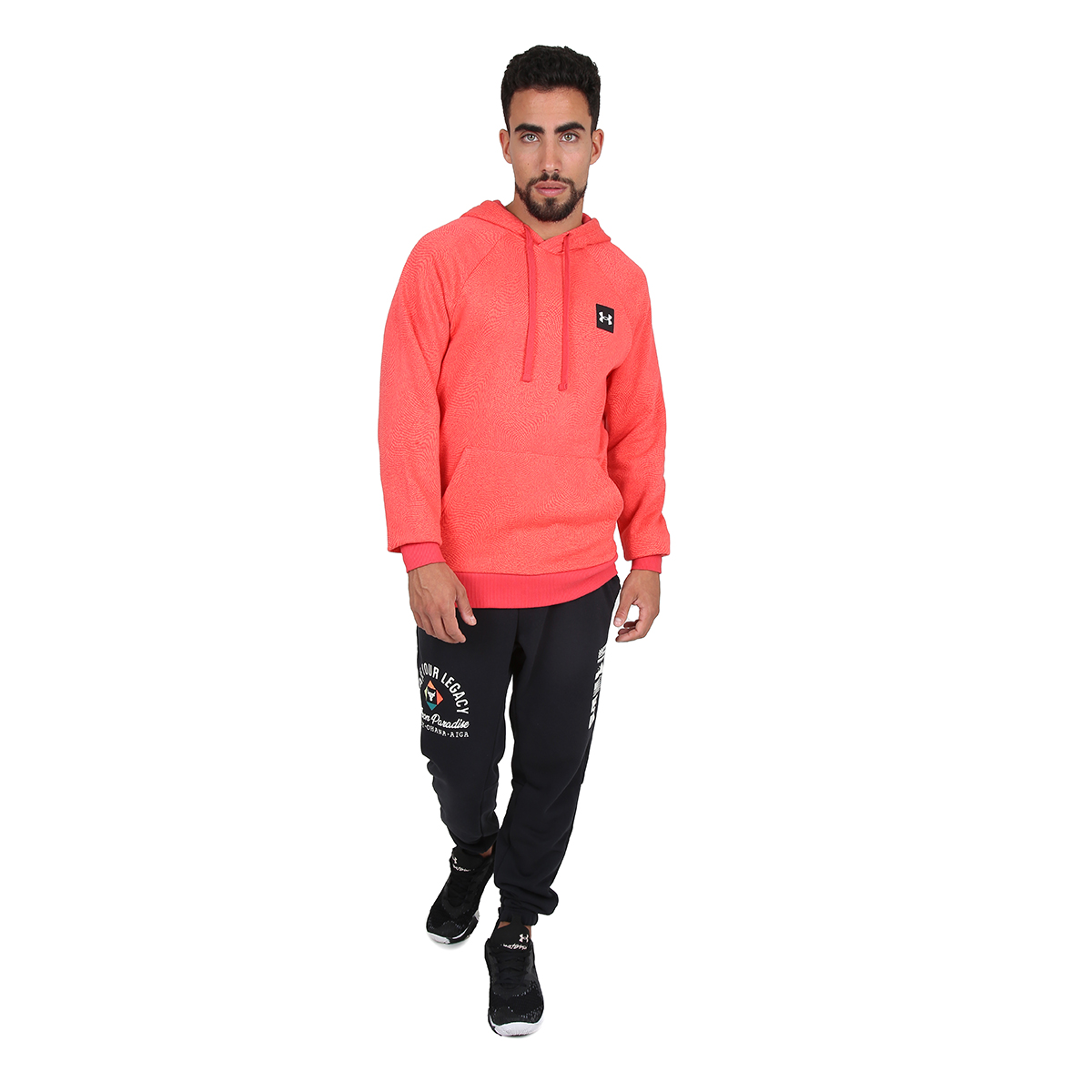Buzo Entrenamiento Under Armour Rival Fleece Printed Hd Hombre,  image number null