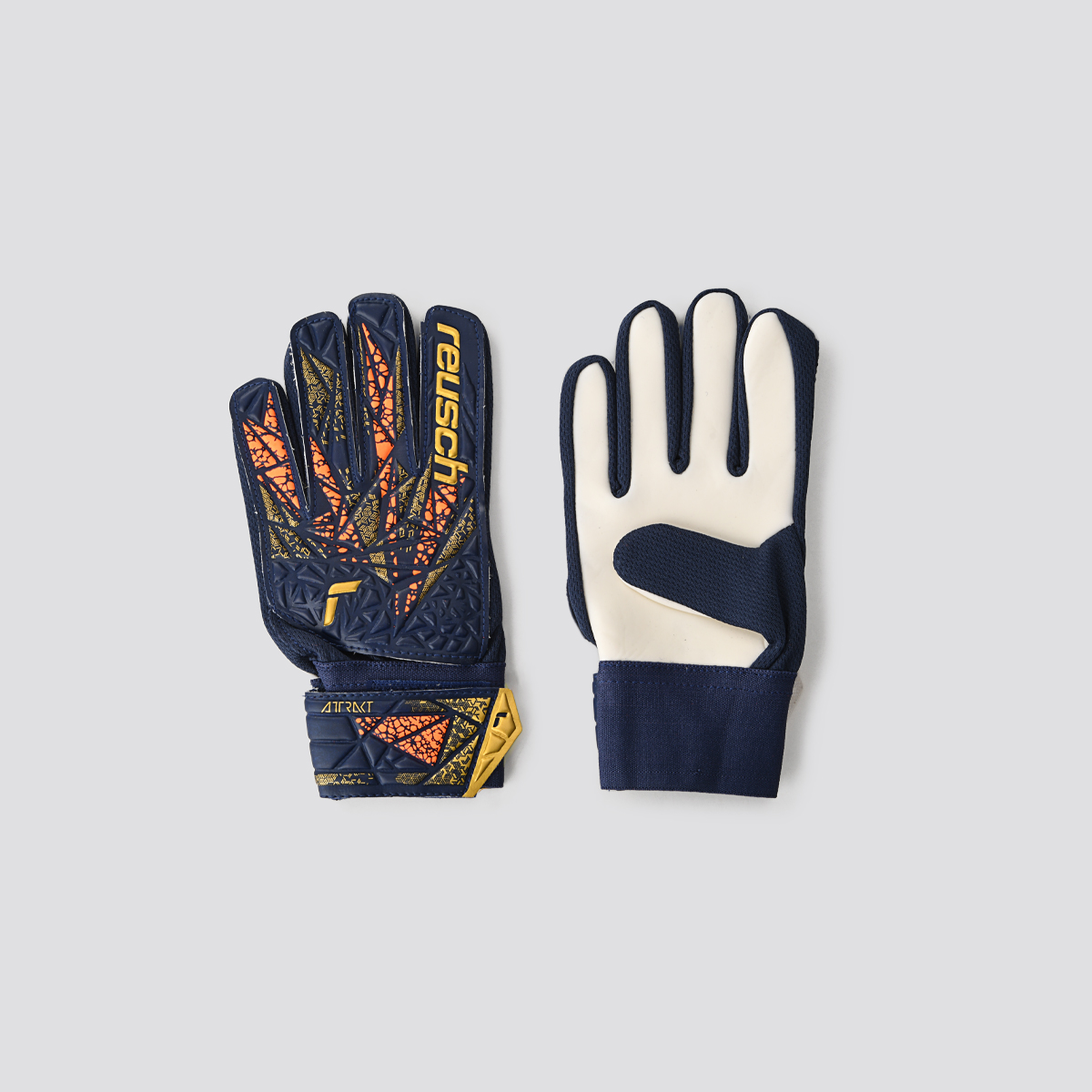 Guantes Fútbol Reusch Semi Profesional Attrakt Starter Solid Niño,  image number null