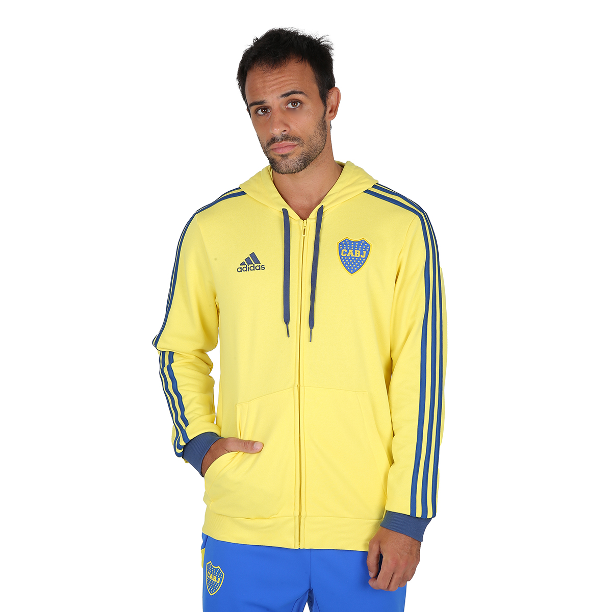 Campera Fútbol Boca Juniors adidas Dna Fz,  image number null